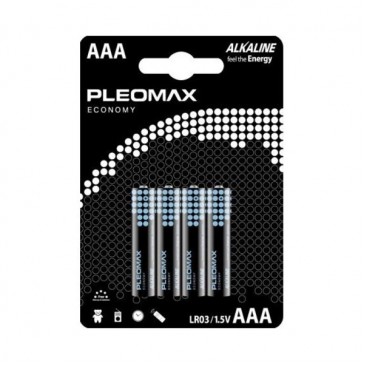 Батарейка Эл.питания Samsung Pleomax LR03 4BL AAA economy*